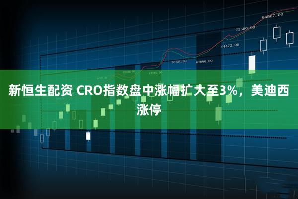 新恒生配资 CRO指数盘中涨幅扩大至3%，美迪西涨停