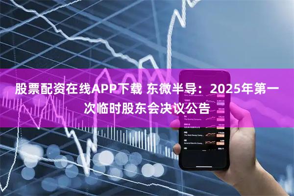 股票配资在线APP下载 东微半导：2025年第一次临时股东会决议公告